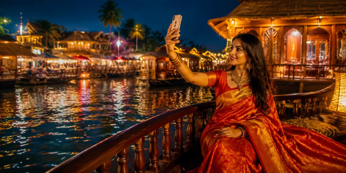 Kerala mobile casino player celebrating